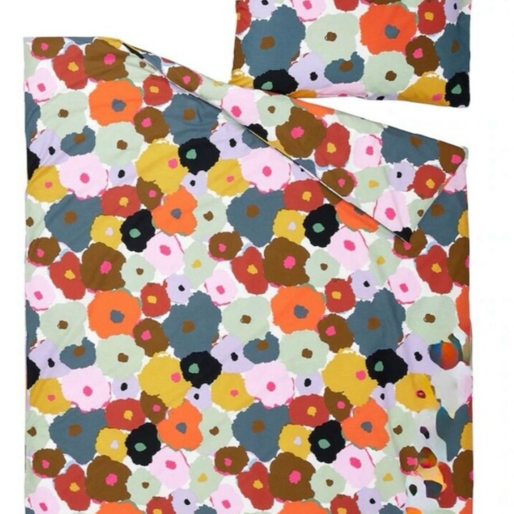 IKEA Murreva Floral Multicolor Bedding Set